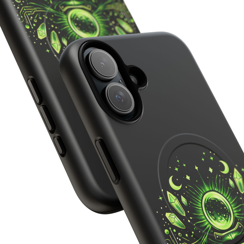 Cyberpunk Phone Case — "CYPHER SAGE" Tough Magnetic iPhone Case