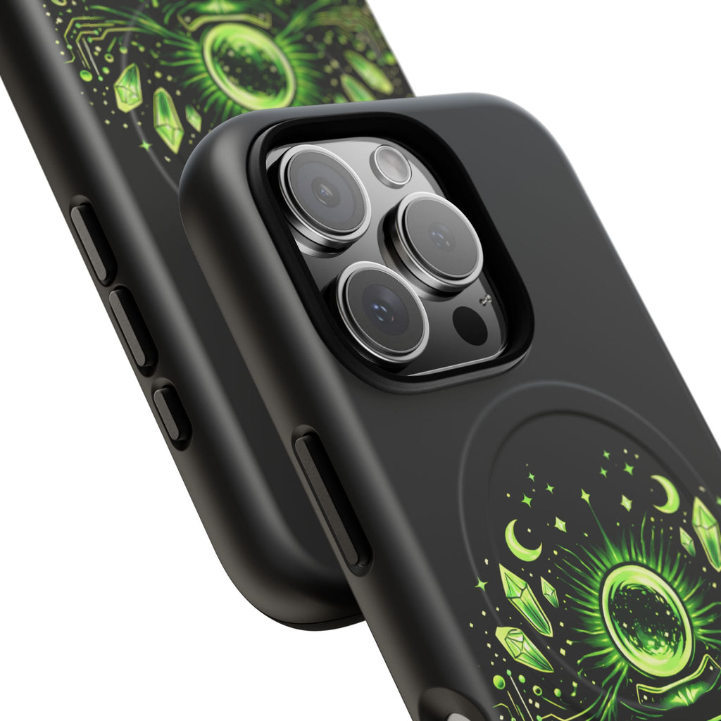 Cyberpunk Phone Case — "CYPHER SAGE" Tough Magnetic iPhone Case