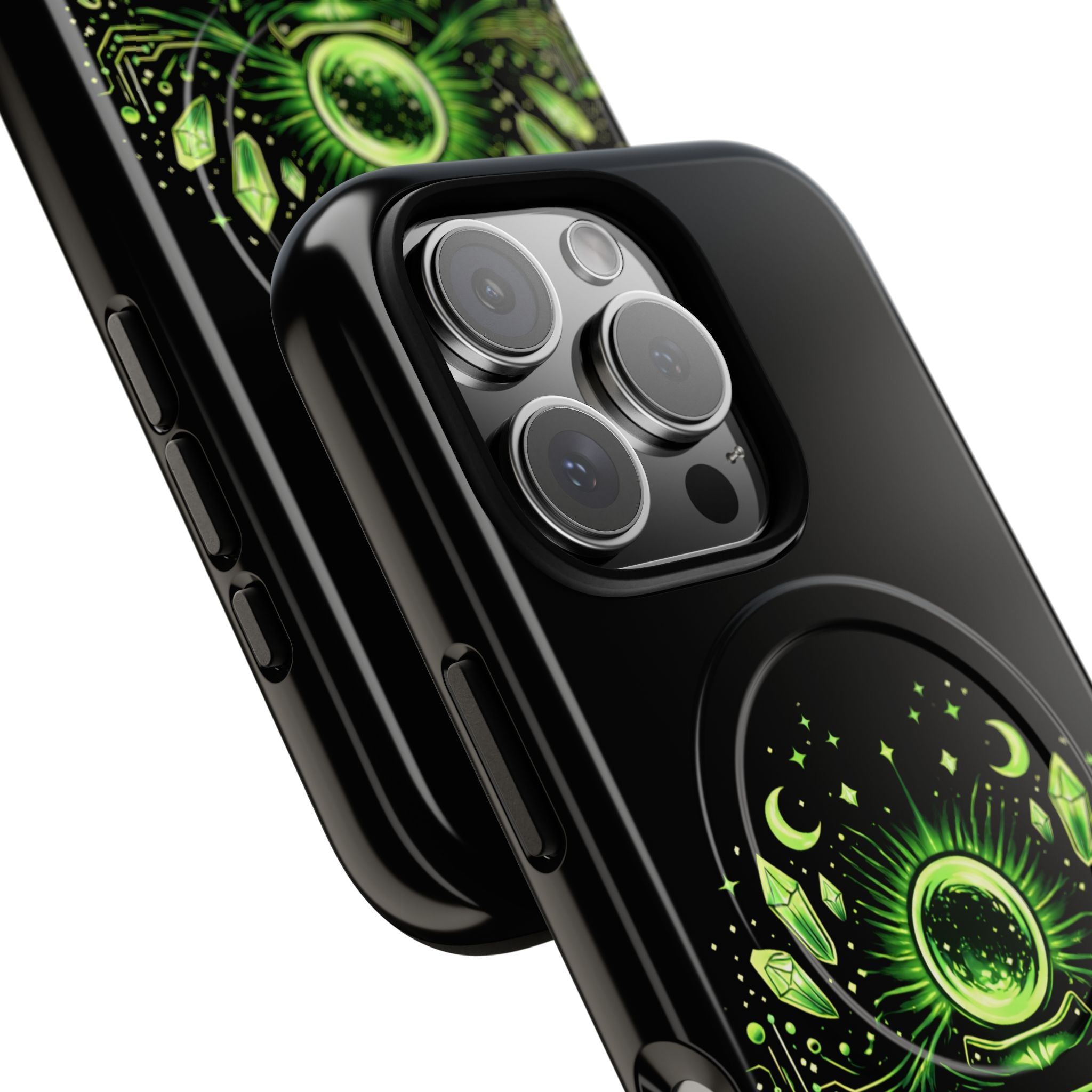 Cyberpunk Phone Case — "CYPHER SAGE" Tough Magnetic iPhone Case