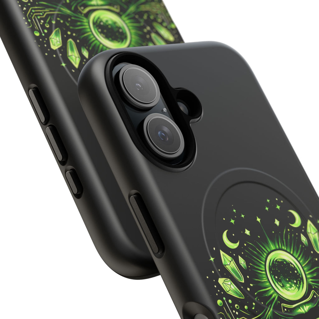 Cyberpunk Phone Case — "CYPHER SAGE" Tough Magnetic iPhone Case