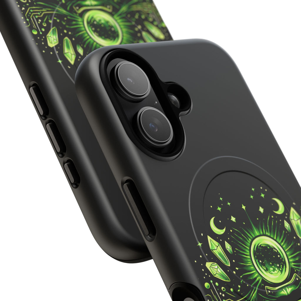 Cyberpunk Phone Case — "CYPHER SAGE" Tough Magnetic iPhone Case