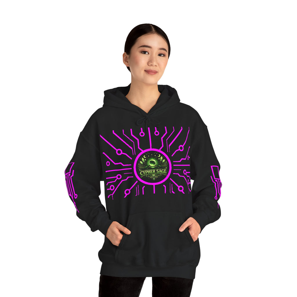 Cypher Sage - Circuitboard — Hoodie Limited Edition Jackie Paige Pink