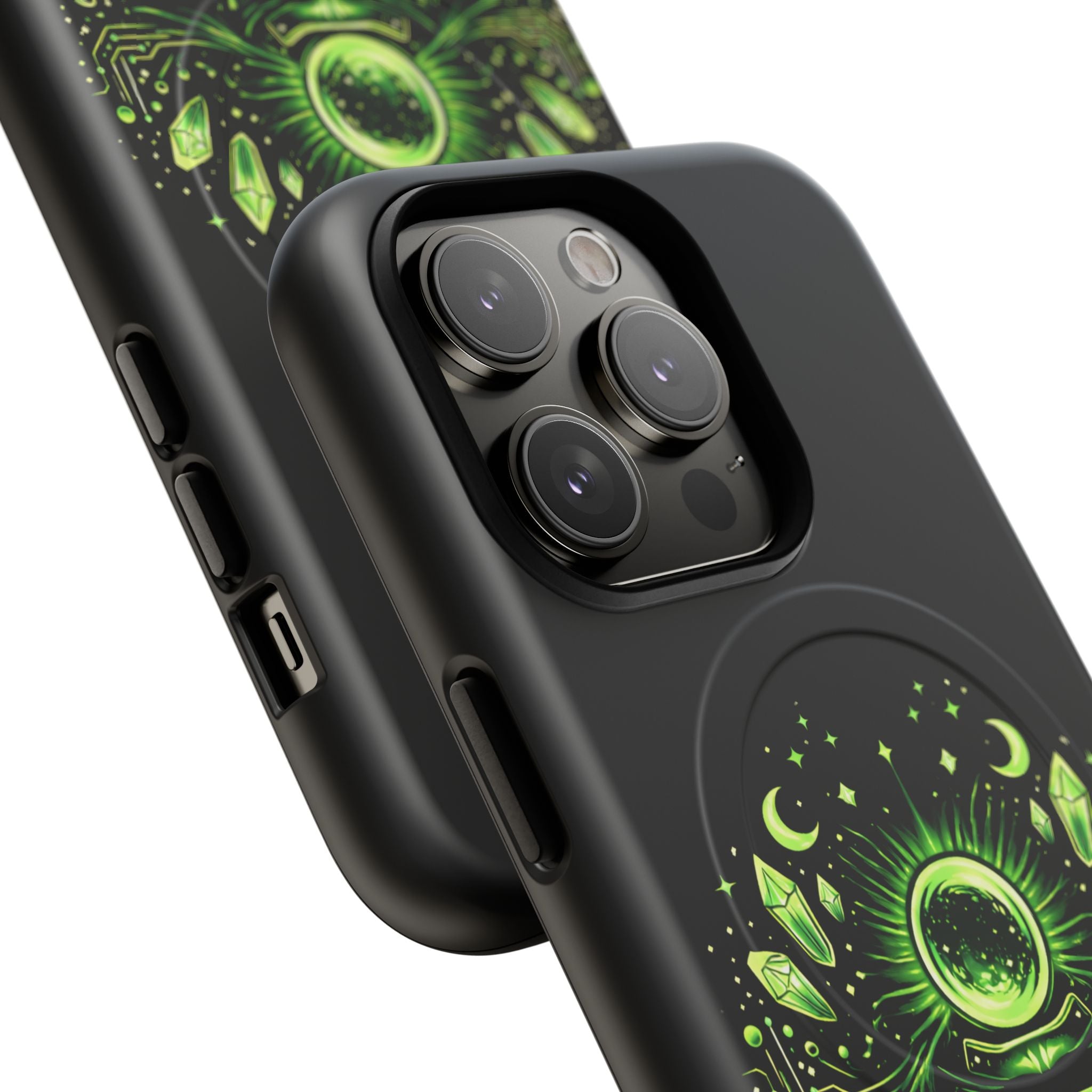 Cyberpunk Phone Case — "CYPHER SAGE" Tough Magnetic iPhone Case