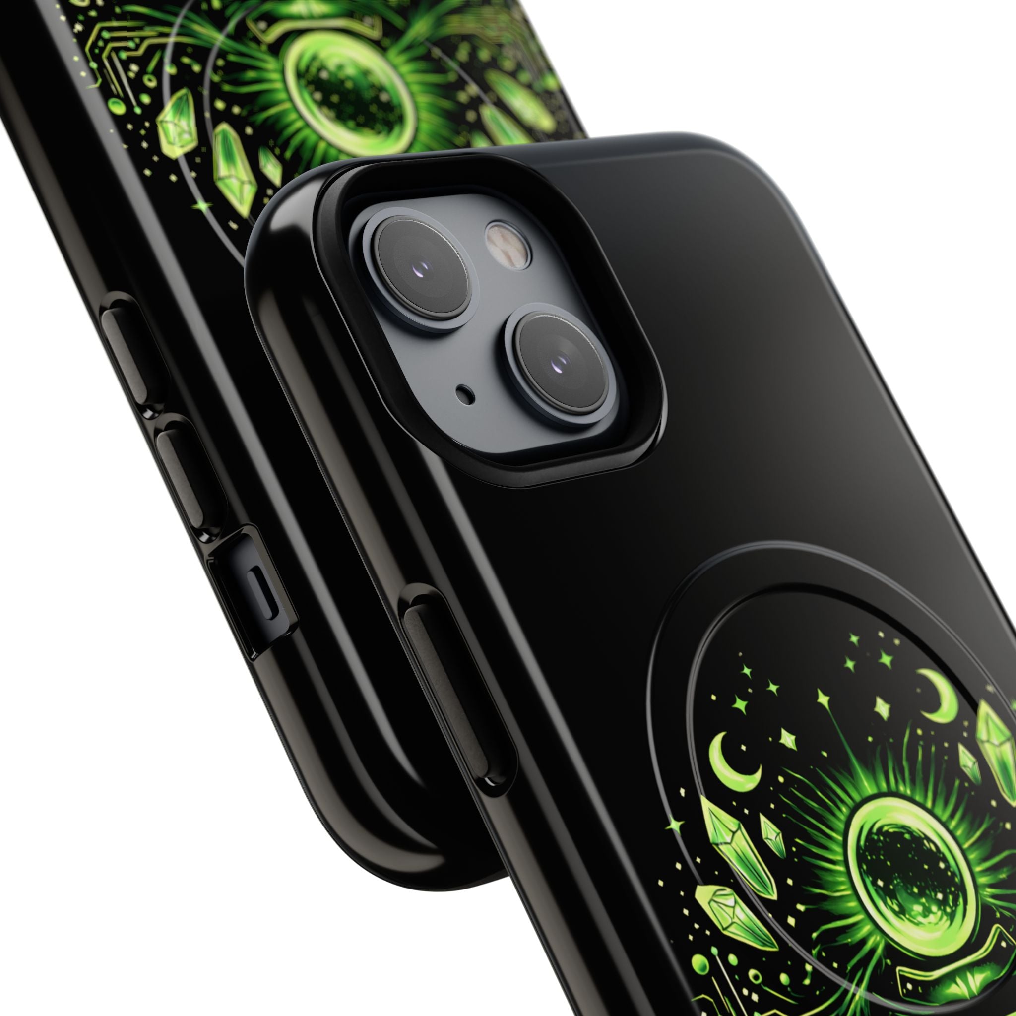 Cyberpunk Phone Case — "CYPHER SAGE" Tough Magnetic iPhone Case