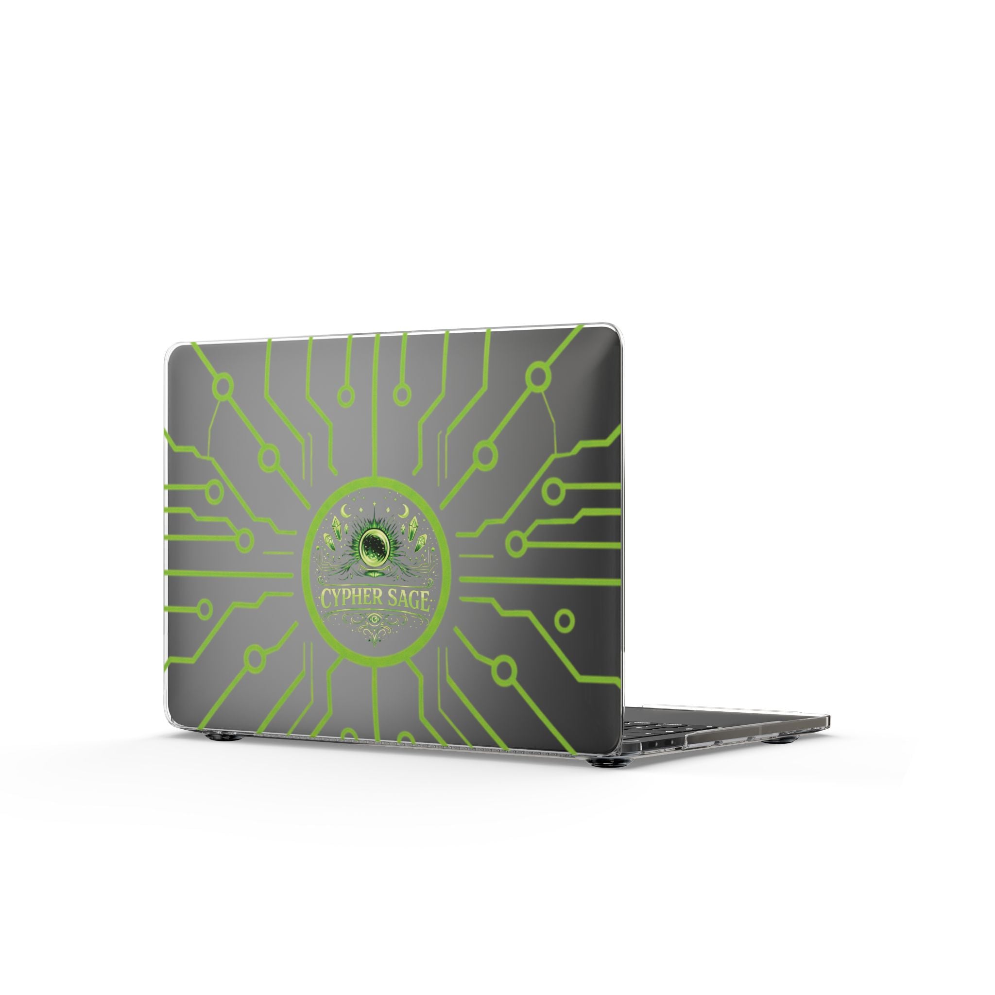 Cypher Sage - Circuitboard —  Clear MacBook Case