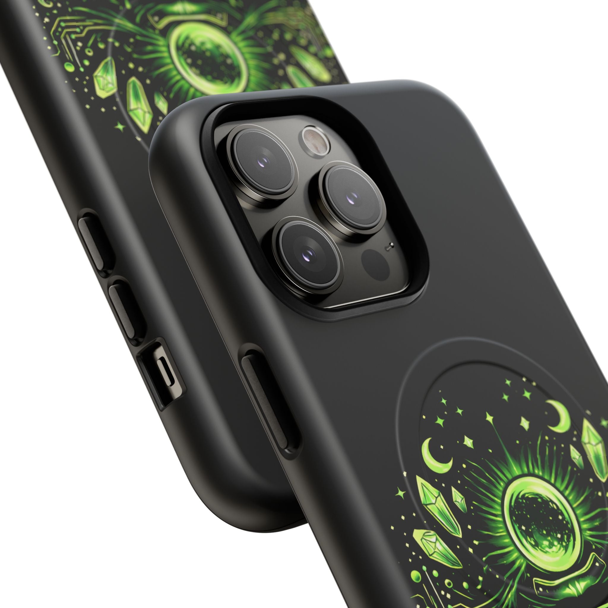 Cyberpunk Phone Case — "CYPHER SAGE" Tough Magnetic iPhone Case