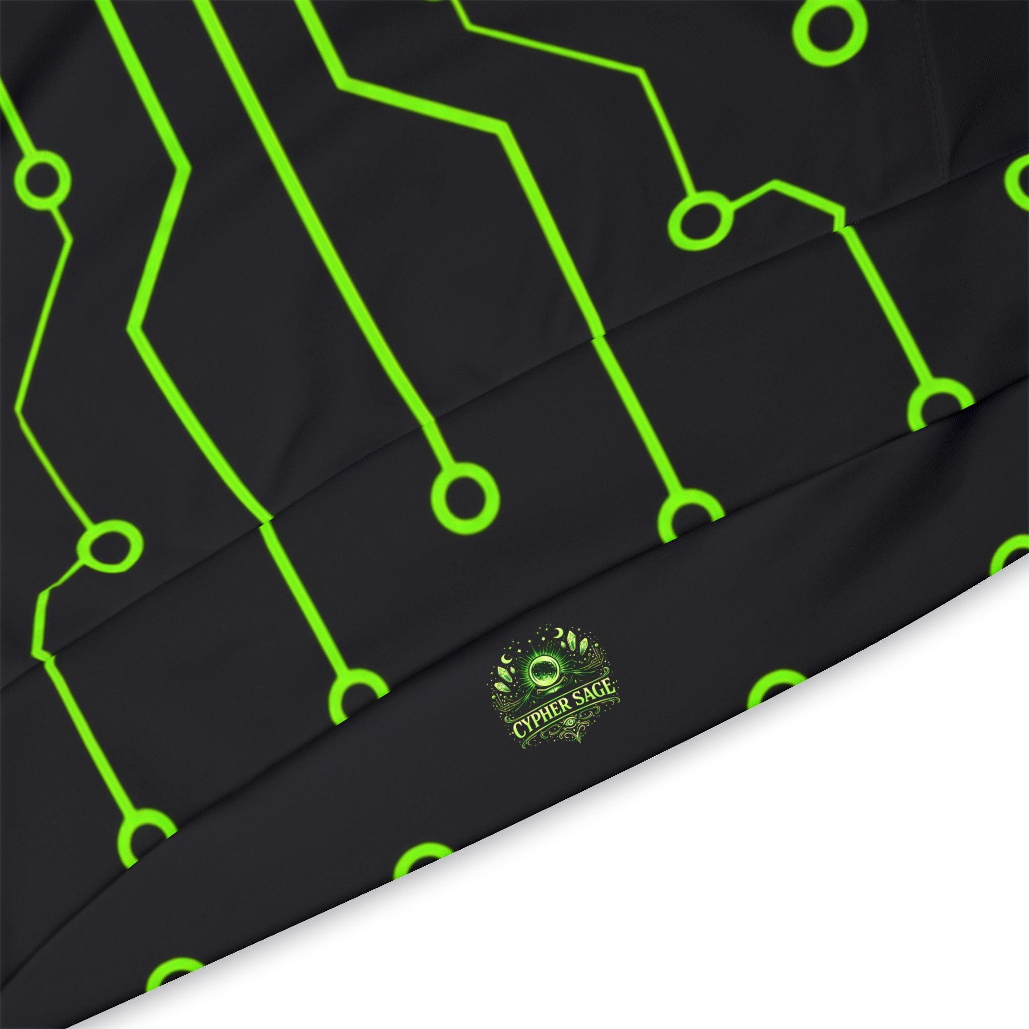 Cypher Sage - Circuitboard — All-Over Print Athletic Hoodie