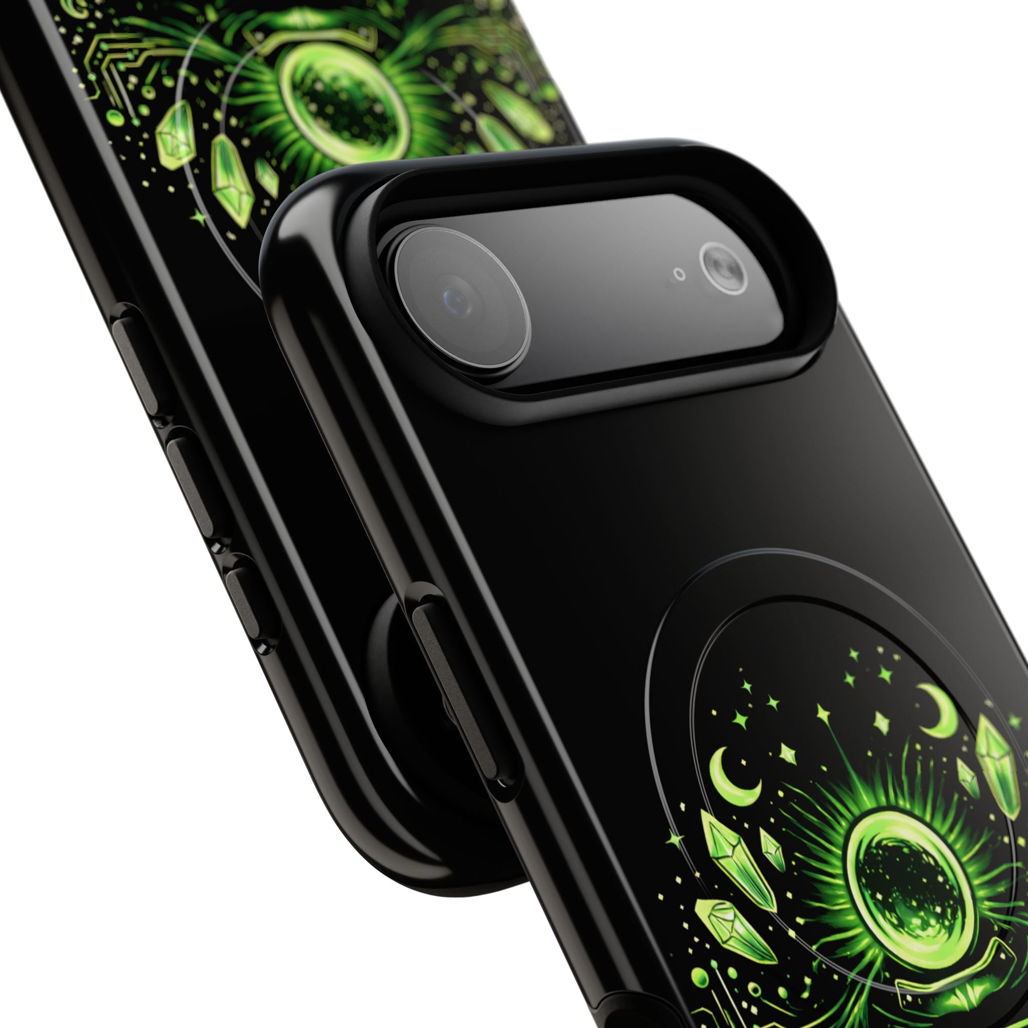Cyberpunk Phone Case — "CYPHER SAGE" Tough Magnetic iPhone Case