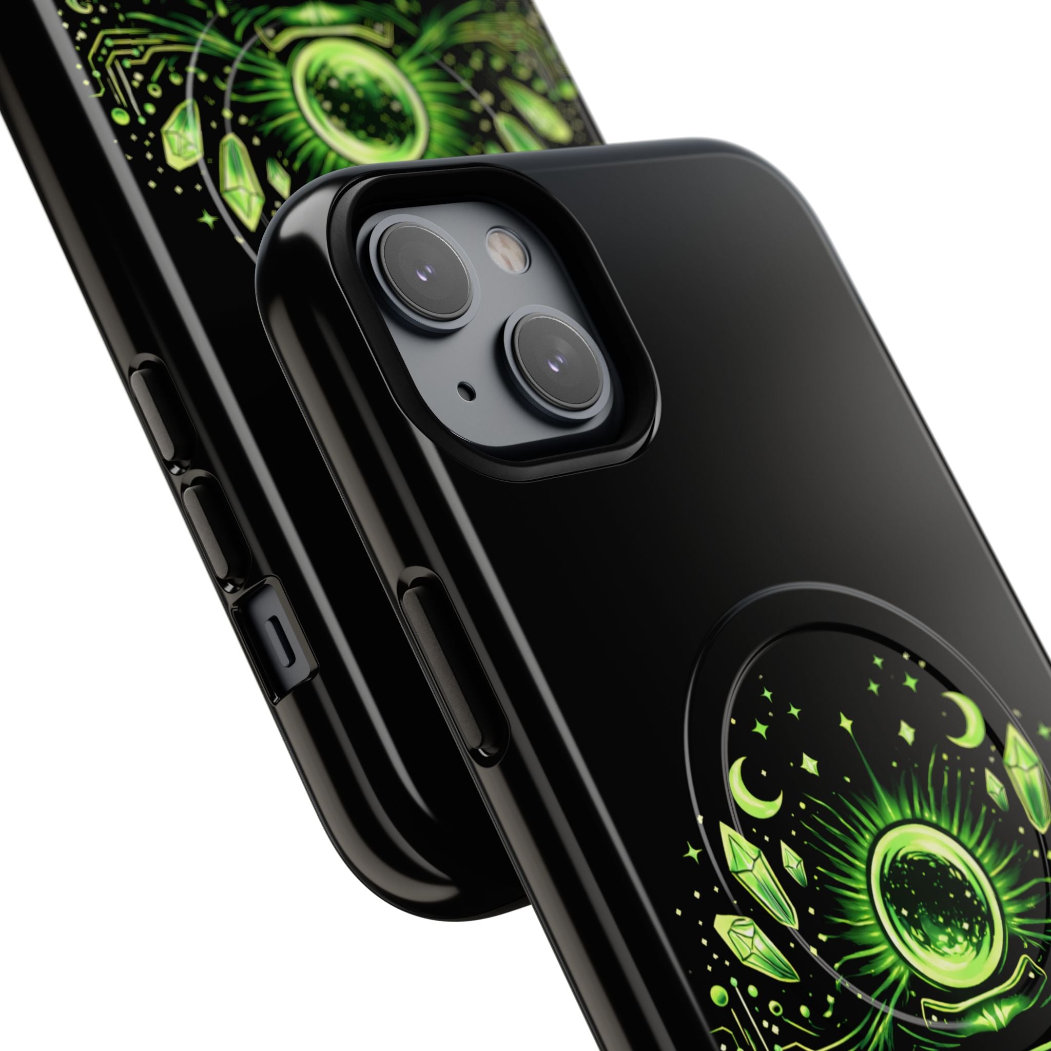 Cyberpunk Phone Case — "CYPHER SAGE" Tough Magnetic iPhone Case