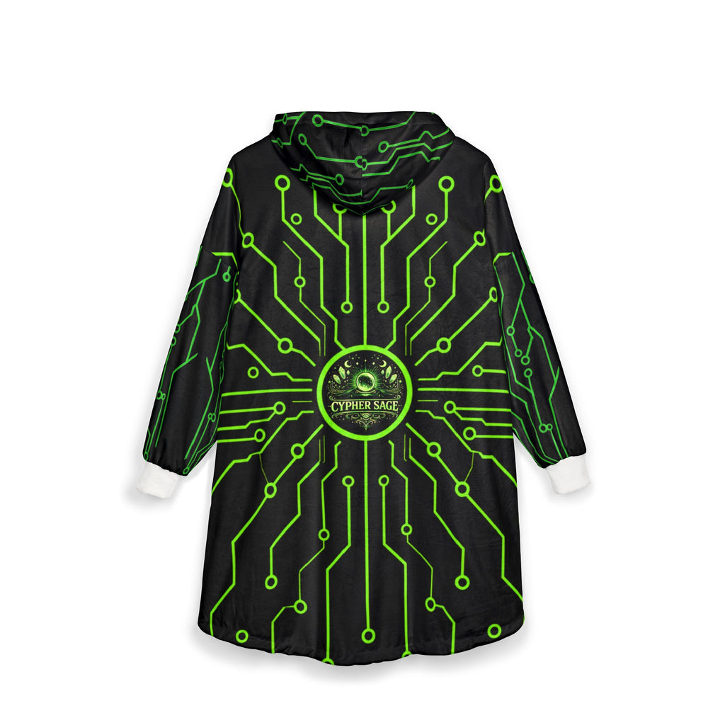 Cypher Sage - Circuitboard — Hooded Blanket