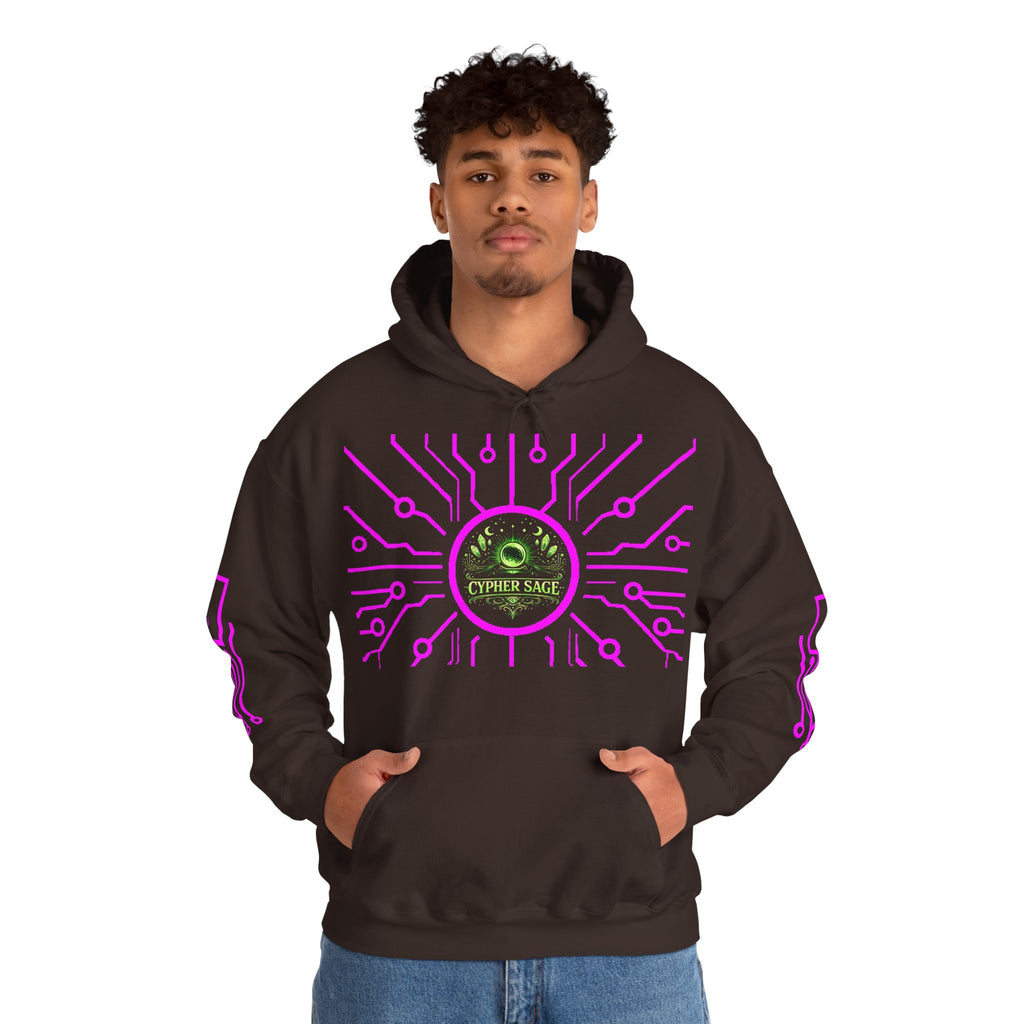 Cypher Sage - Circuitboard — Hoodie Limited Edition Jackie Paige Pink