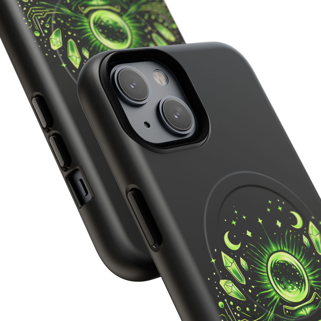 Cyberpunk Phone Case — "CYPHER SAGE" Tough Magnetic iPhone Case