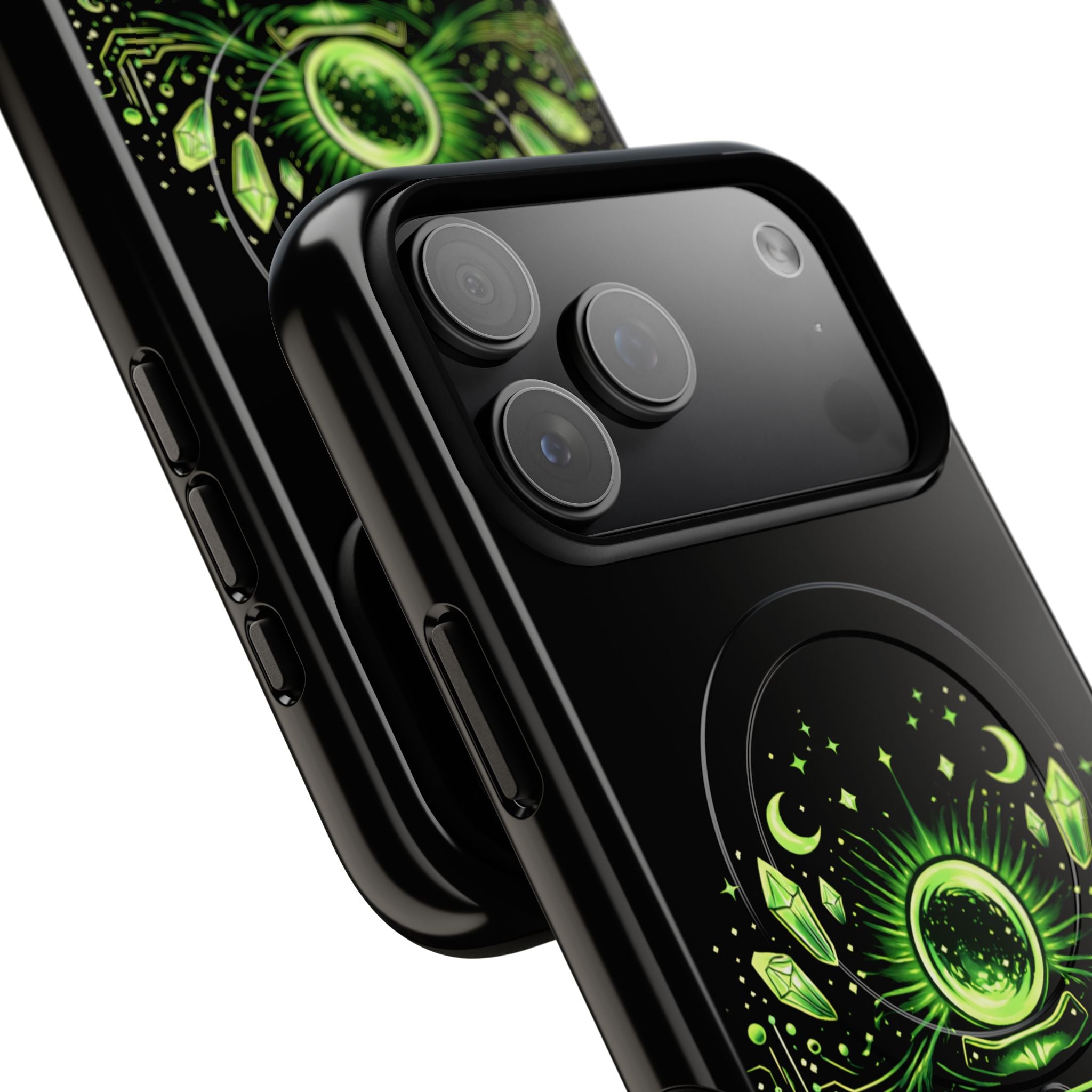 Cyberpunk Phone Case — "CYPHER SAGE" Tough Magnetic iPhone Case