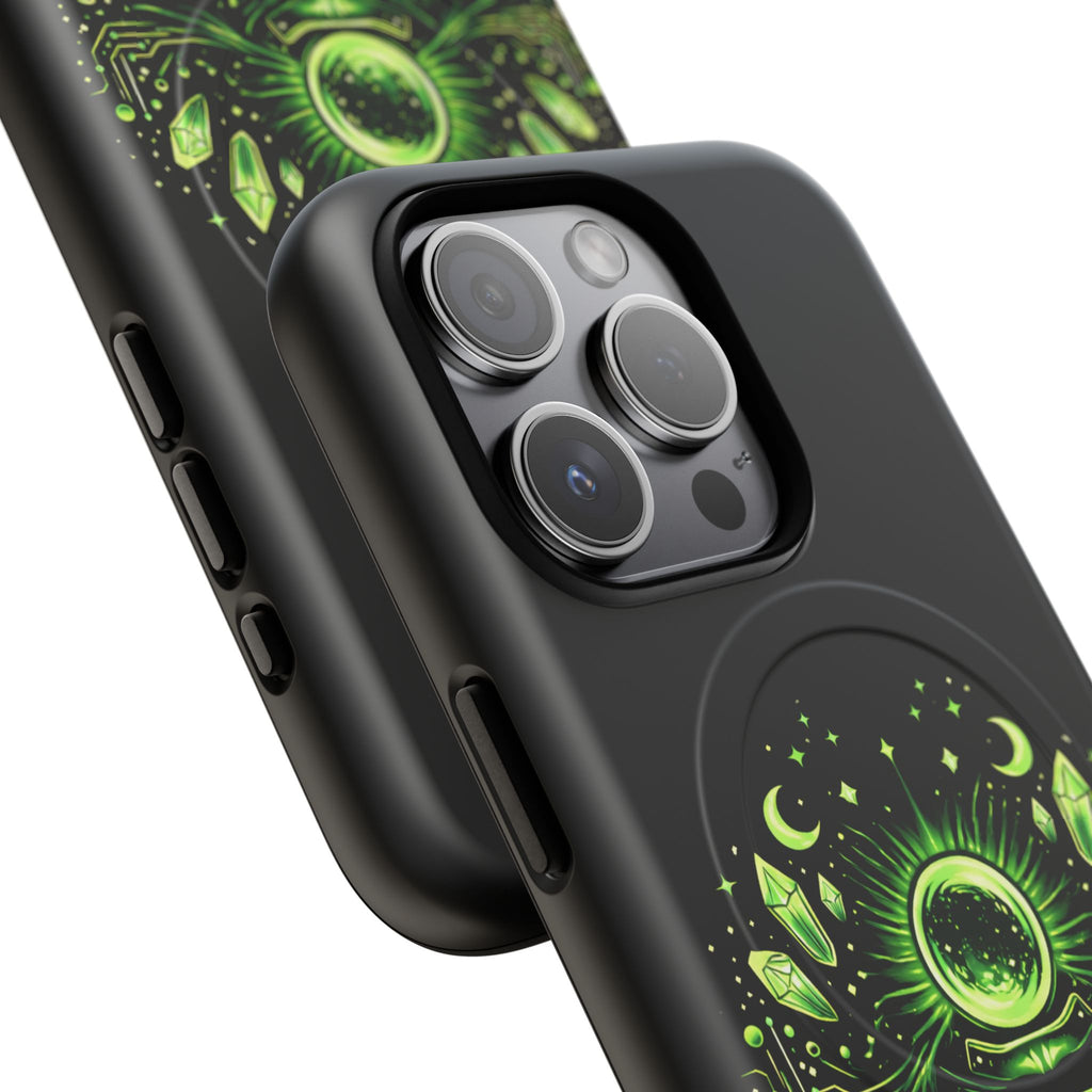 Cyberpunk Phone Case — "CYPHER SAGE" Tough Magnetic iPhone Case