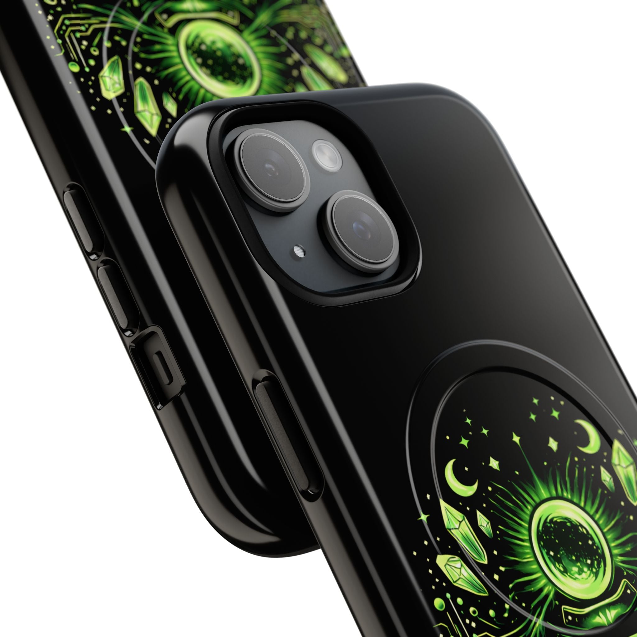 Cyberpunk Phone Case — "CYPHER SAGE" Tough Magnetic iPhone Case