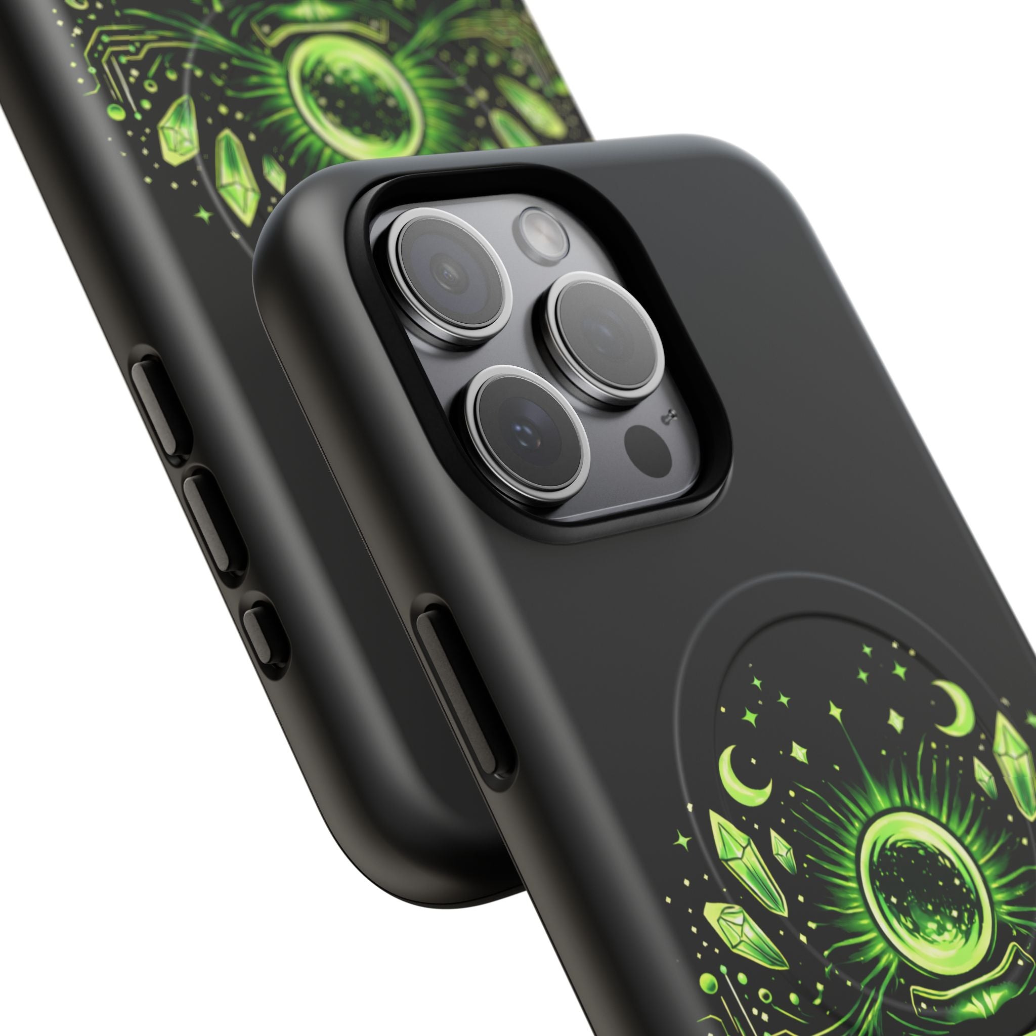 Cyberpunk Phone Case — "CYPHER SAGE" Tough Magnetic iPhone Case