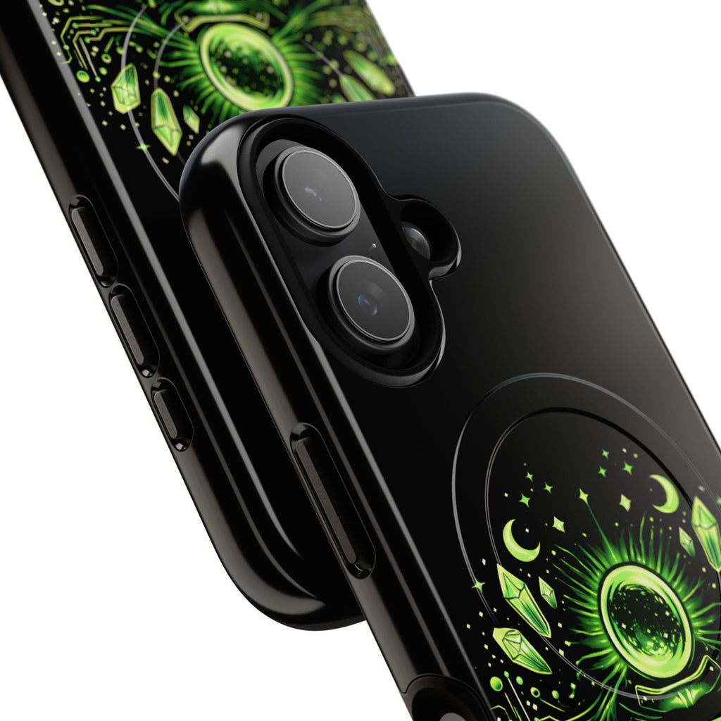 Cyberpunk Phone Case — "CYPHER SAGE" Tough Magnetic iPhone Case