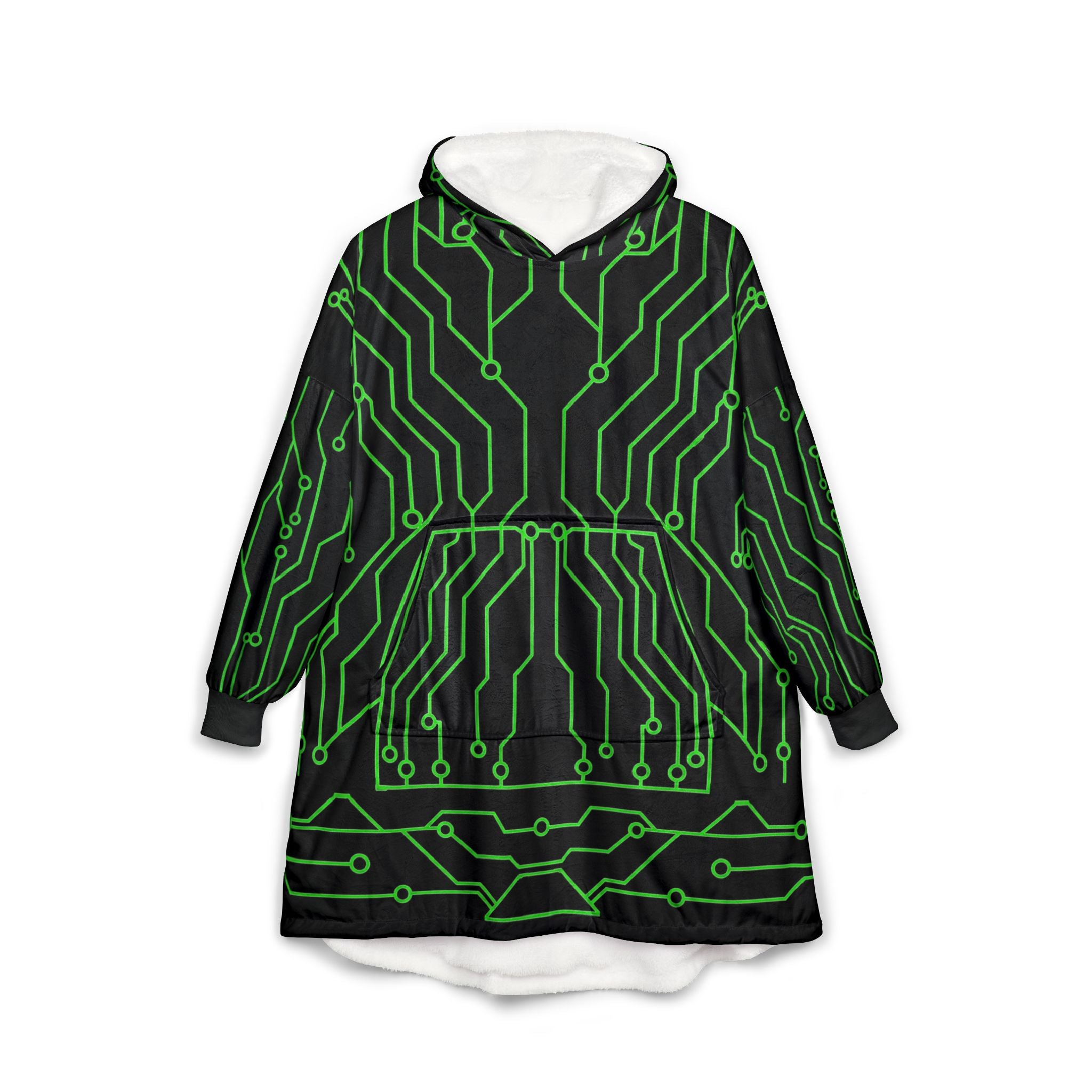 Cypher Sage - Circuitboard — Hooded Blanket