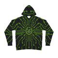 Cypher Sage - Circuitboard — All-Over Print Athletic Hoodie