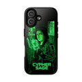 Cyberpunk Phone Case — "CYPHER SAGE" Tough Magnetic iPhone Case