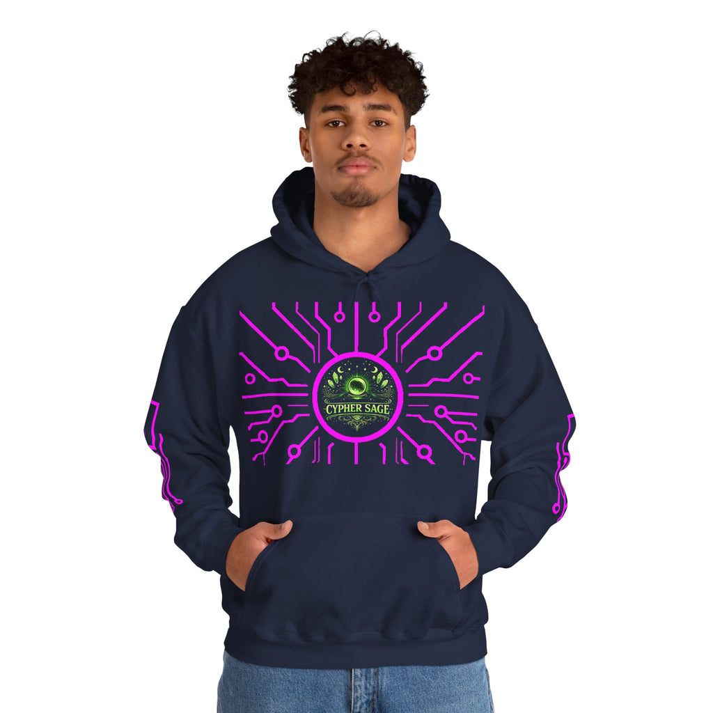 Cypher Sage - Circuitboard — Hoodie Limited Edition Jackie Paige Pink