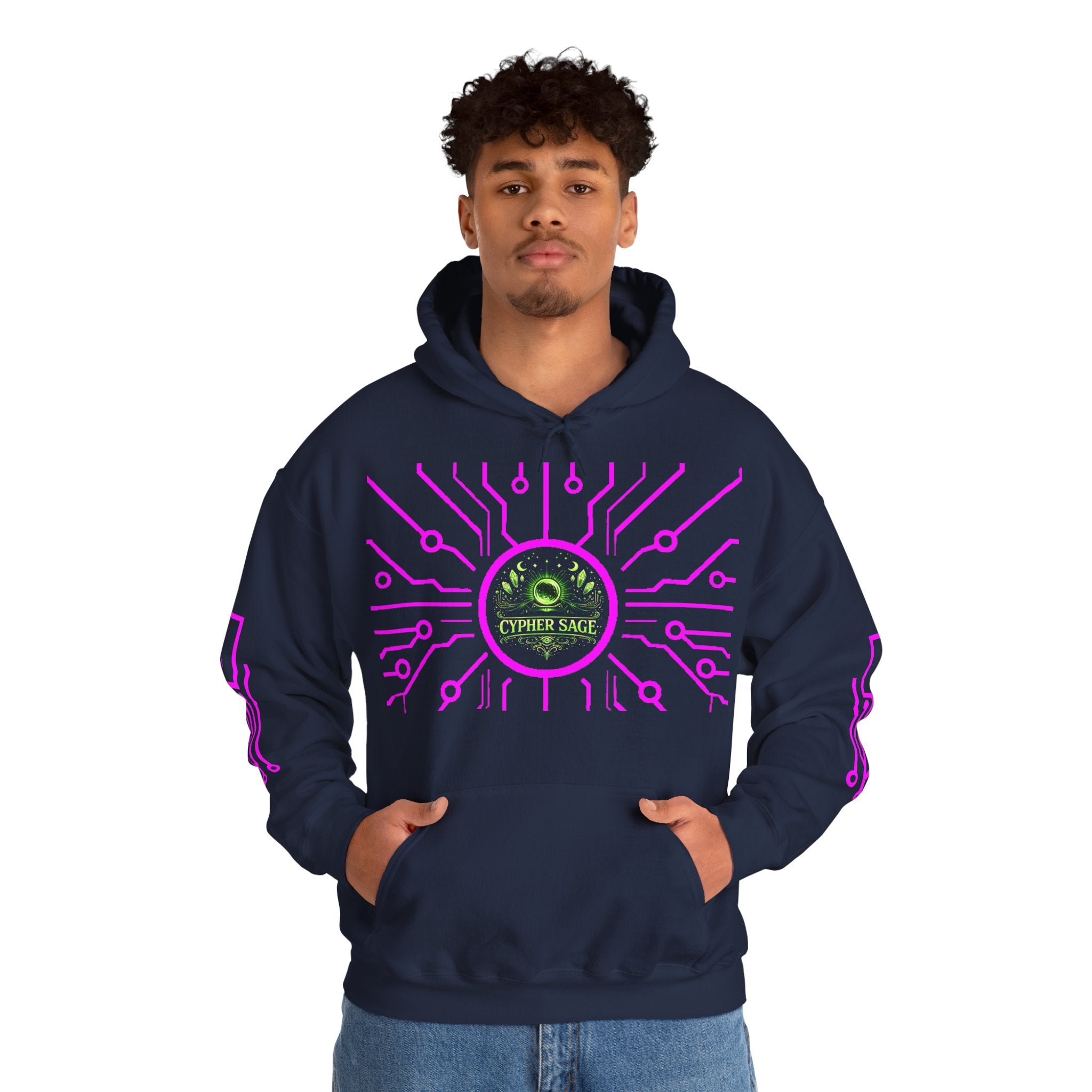 Cypher Sage - Circuitboard — Hoodie Limited Edition Jackie Paige Pink