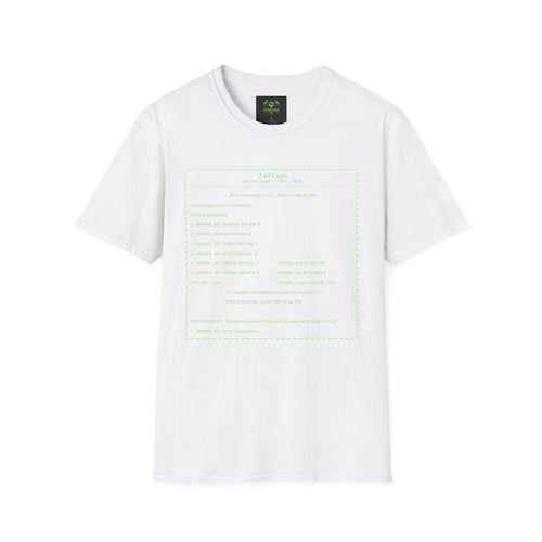7 of Cups Tarot T-Shirt — DOS Script Design