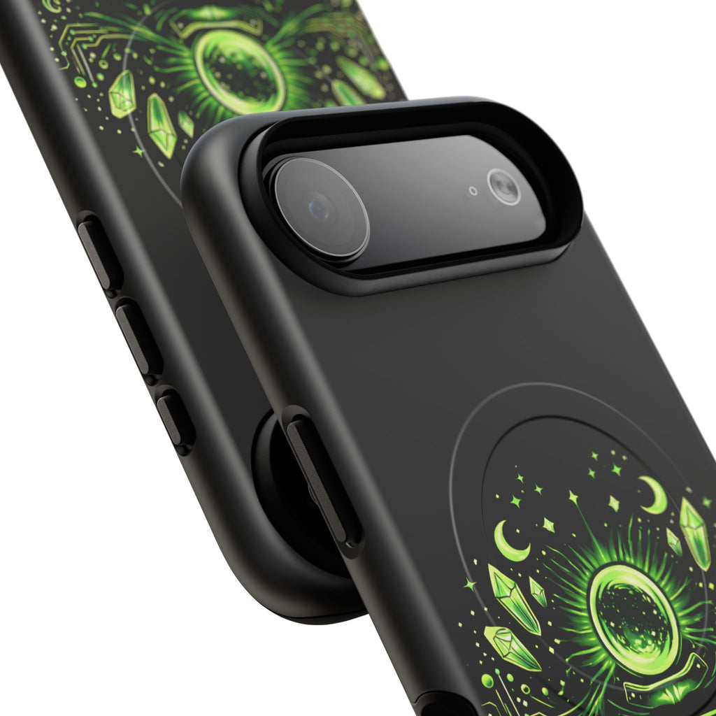 Cyberpunk Phone Case — "CYPHER SAGE" Tough Magnetic iPhone Case