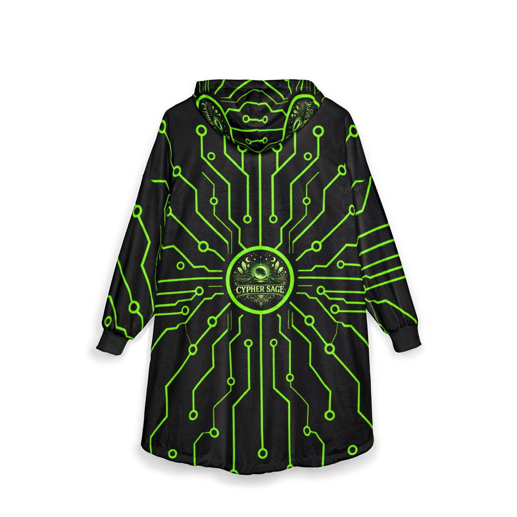 Cypher Sage - Circuitboard — Hooded Blanket