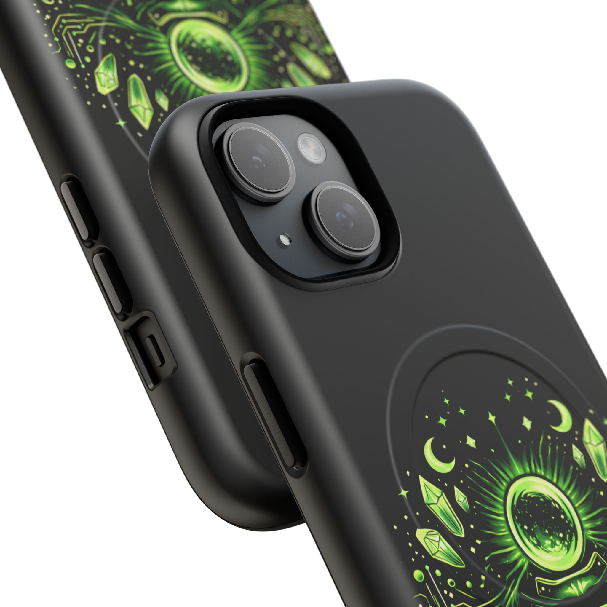 Cyberpunk Phone Case — "CYPHER SAGE" Tough Magnetic iPhone Case
