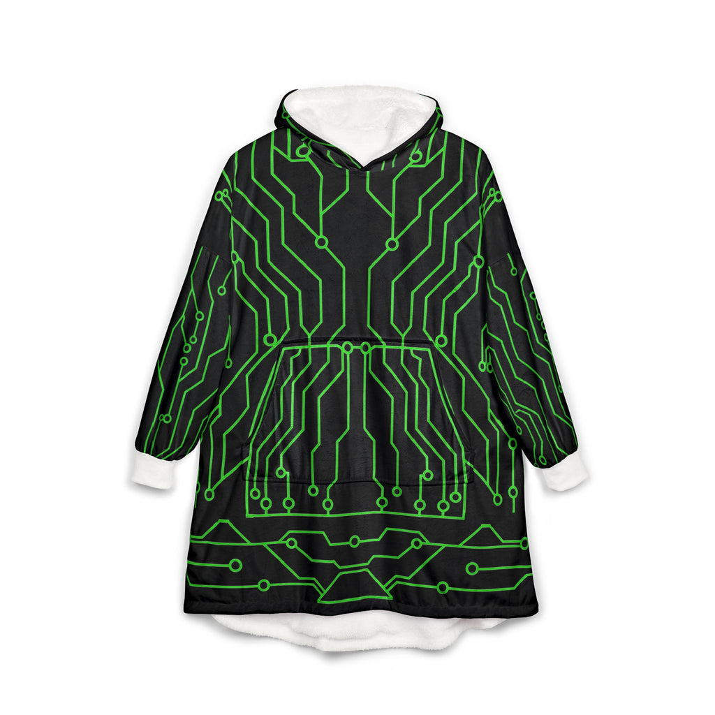 Cypher Sage - Circuitboard — Hooded Blanket