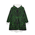 Cypher Sage - Circuitboard — Hooded Blanket