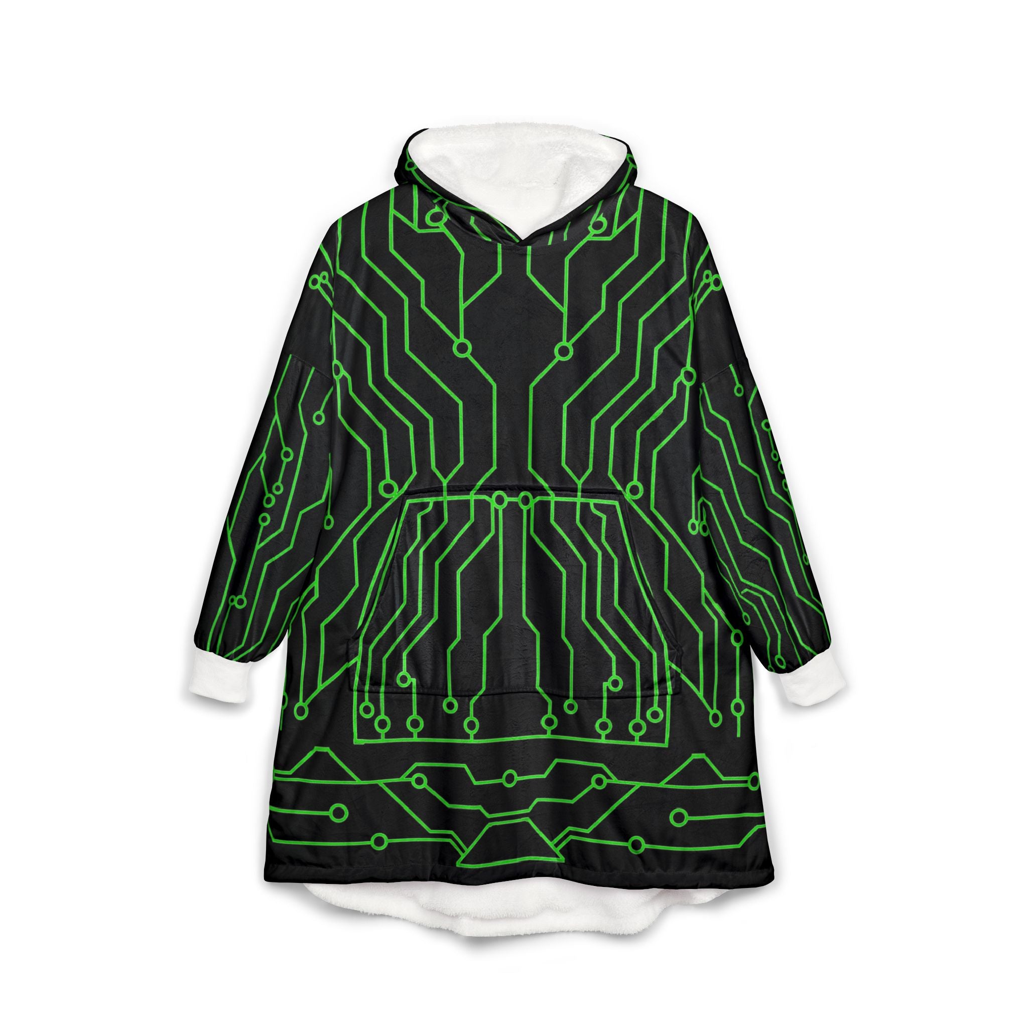 Cypher Sage - Circuitboard — Hooded Blanket