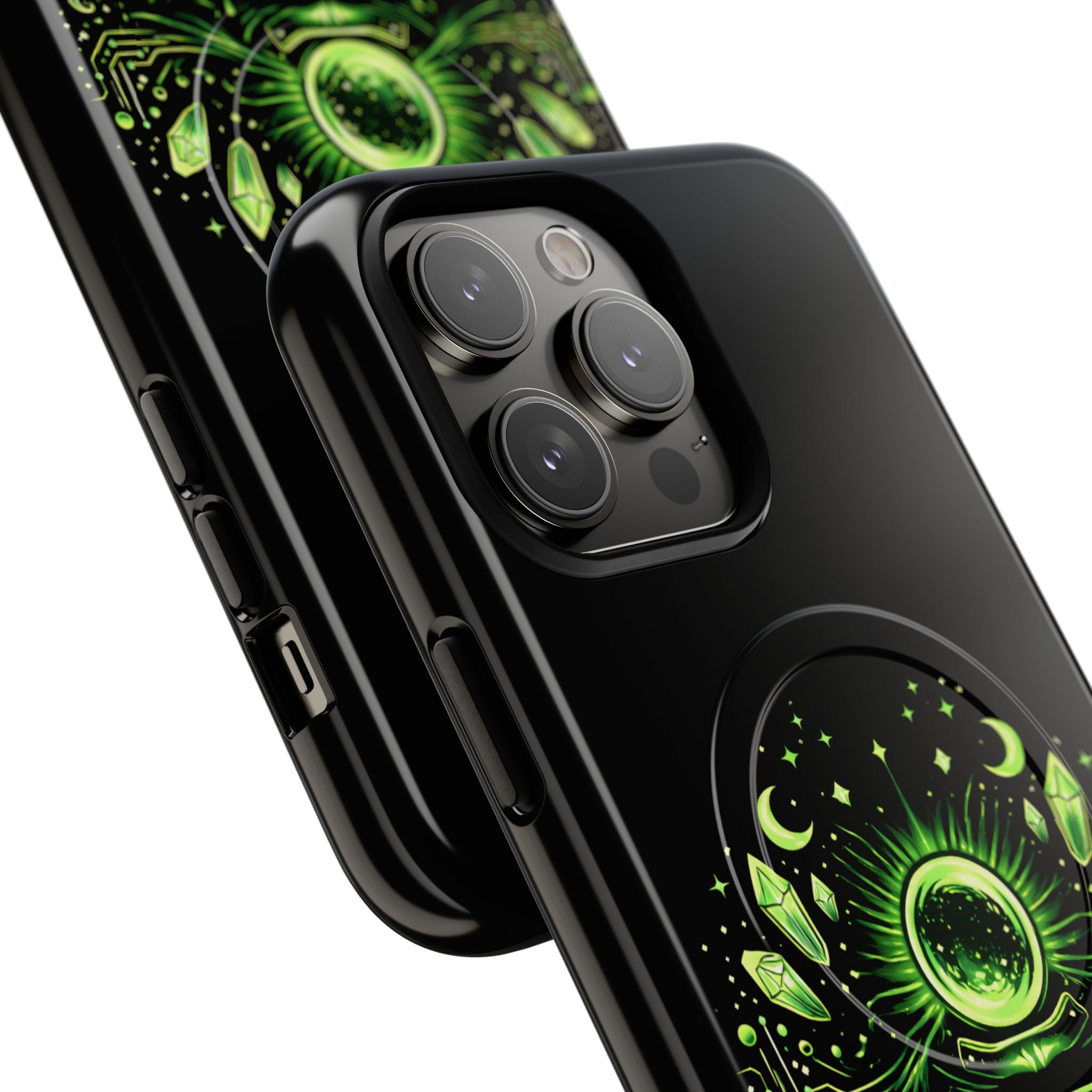 Cyberpunk Phone Case — "CYPHER SAGE" Tough Magnetic iPhone Case