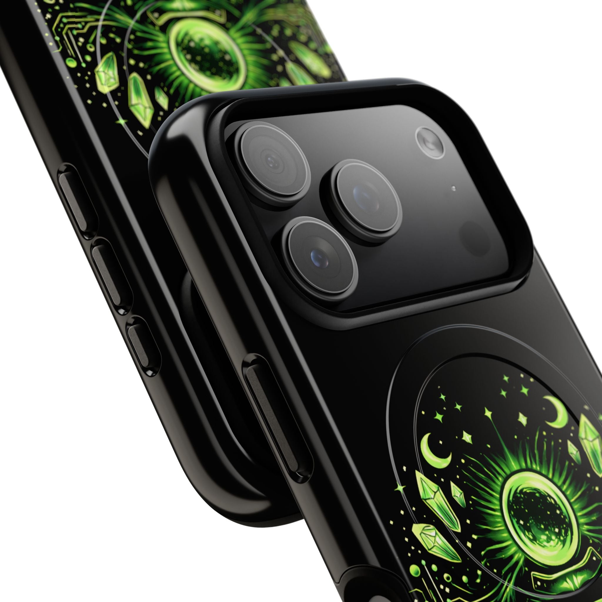 Cyberpunk Phone Case — "CYPHER SAGE" Tough Magnetic iPhone Case