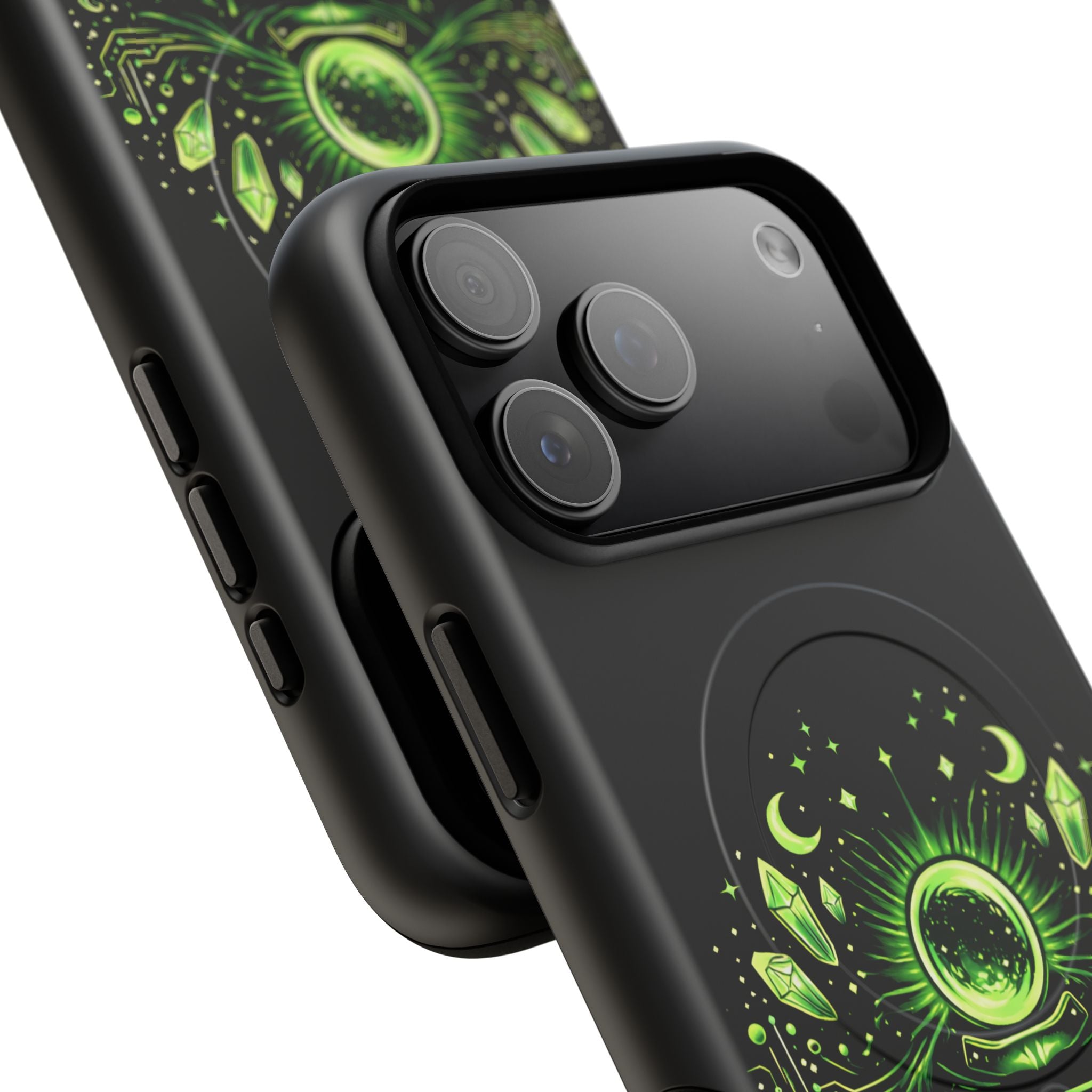 Cyberpunk Phone Case — "CYPHER SAGE" Tough Magnetic iPhone Case