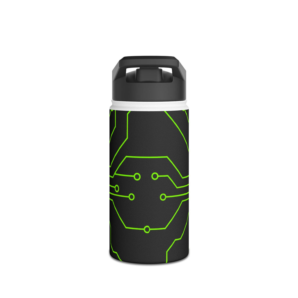 Cypher Sage - Circuitboard — Stainless Steel Water Bottle //for: Emotional Support