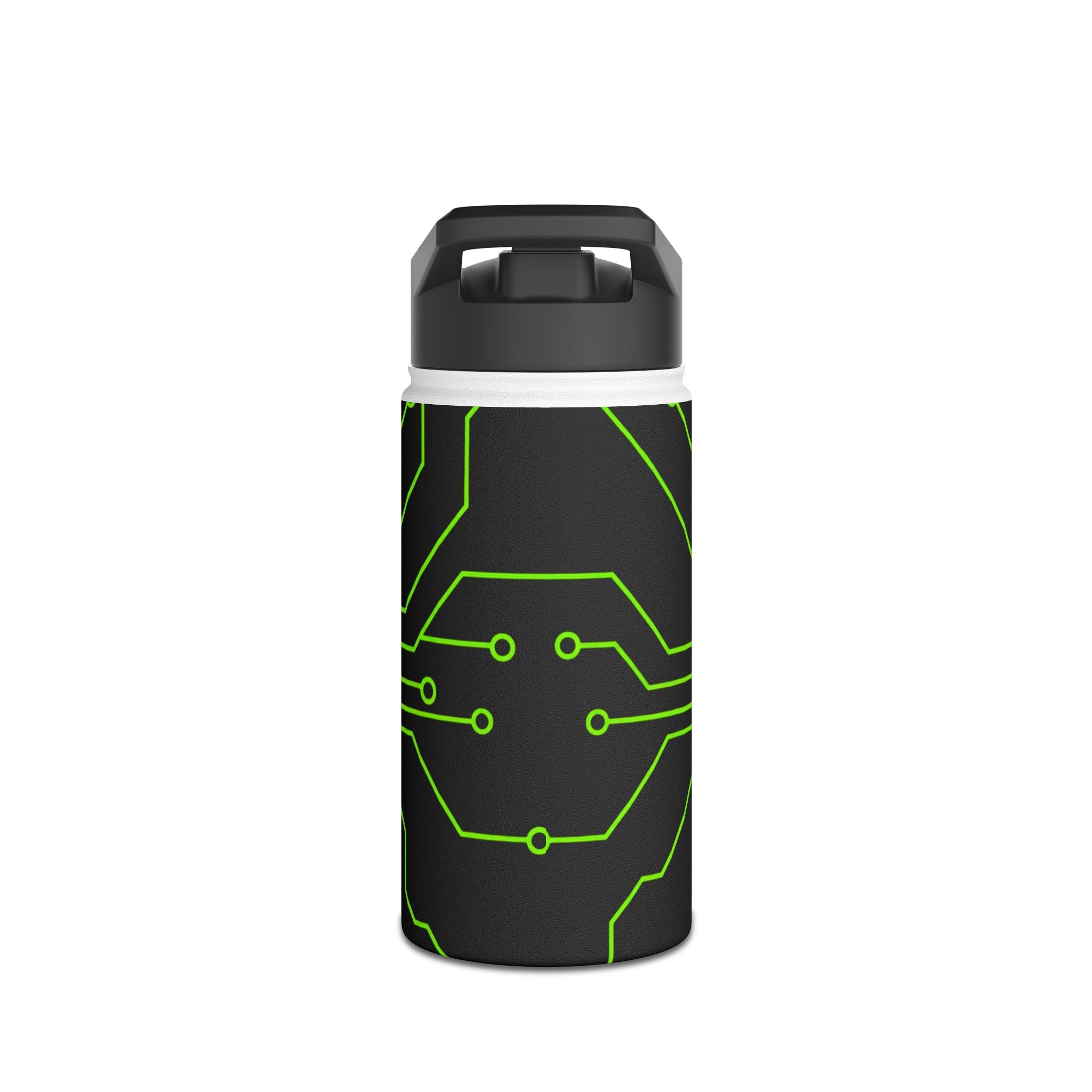 Cypher Sage - Circuitboard — Stainless Steel Water Bottle //for: Emotional Support