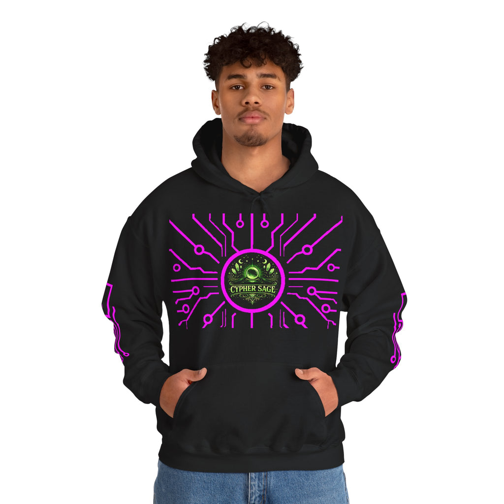 Cypher Sage - Circuitboard — Hoodie Limited Edition Jackie Paige Pink