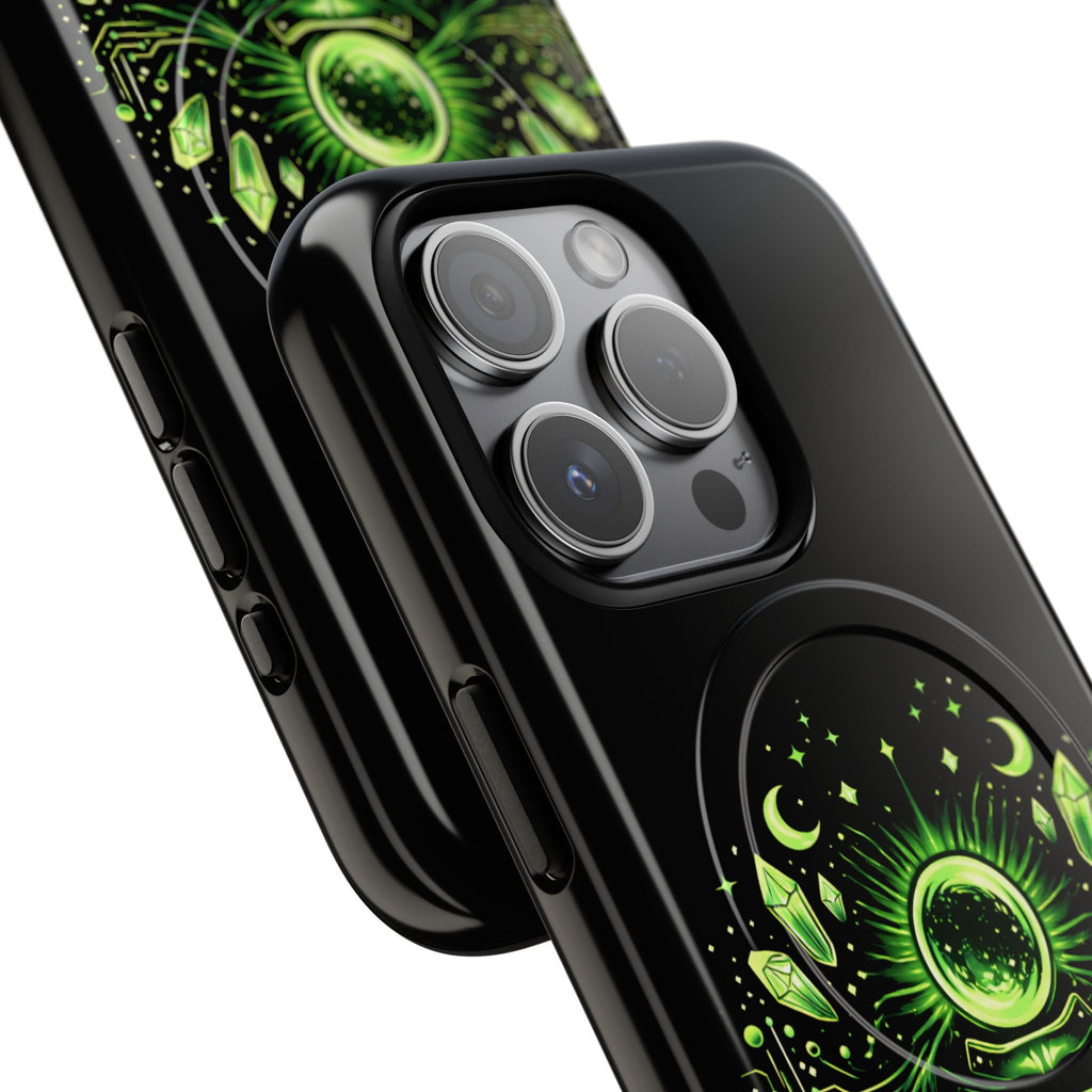 Cyberpunk Phone Case — "CYPHER SAGE" Tough Magnetic iPhone Case