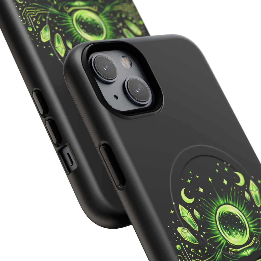 Cyberpunk Phone Case — "CYPHER SAGE" Tough Magnetic iPhone Case