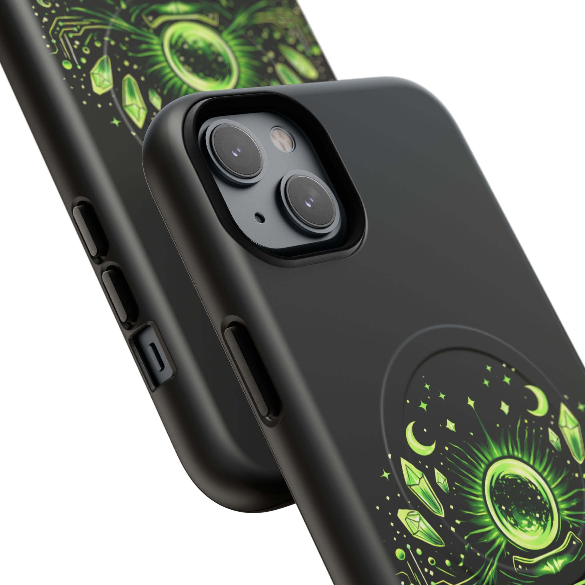 Cyberpunk Phone Case — "CYPHER SAGE" Tough Magnetic iPhone Case