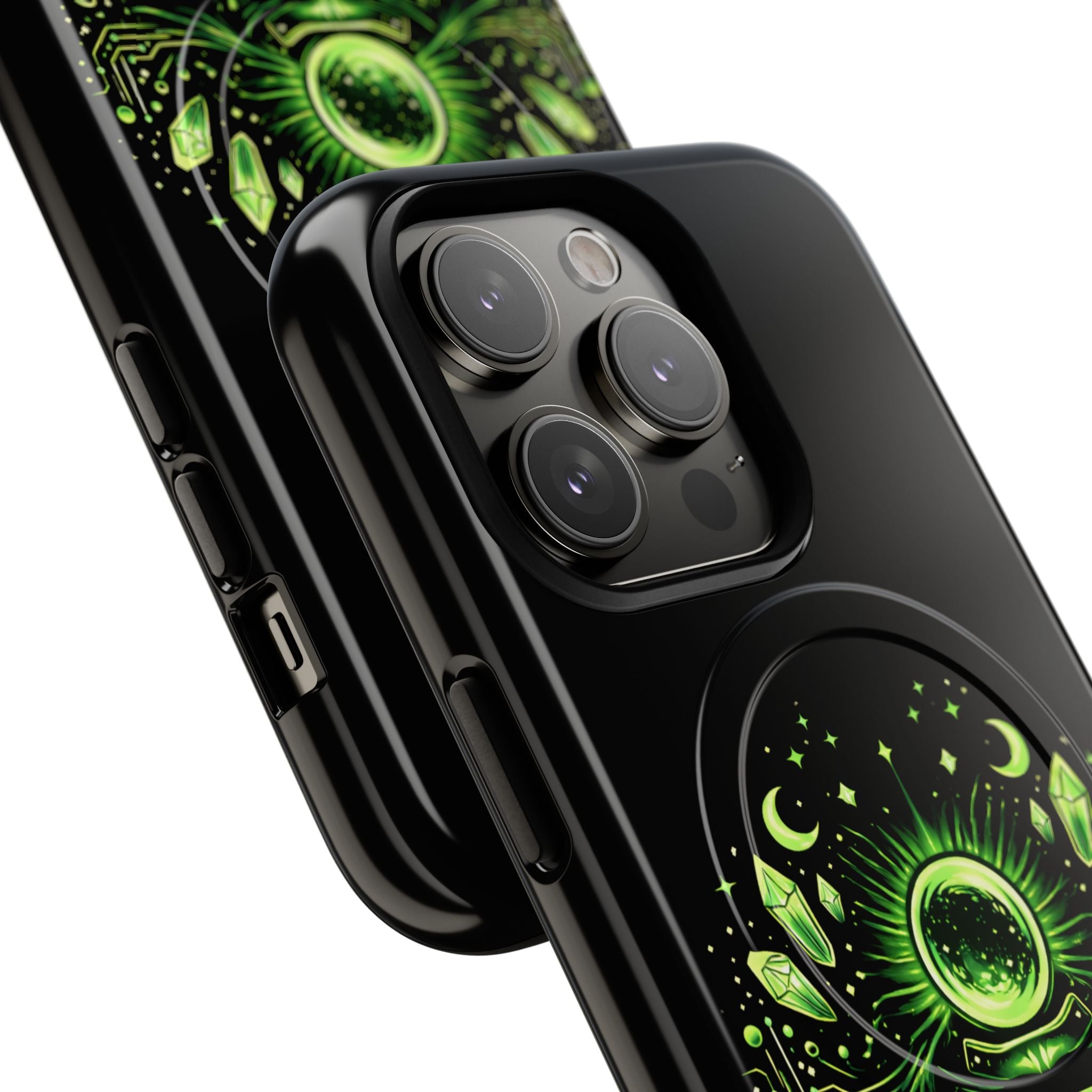 Cyberpunk Phone Case — "CYPHER SAGE" Tough Magnetic iPhone Case
