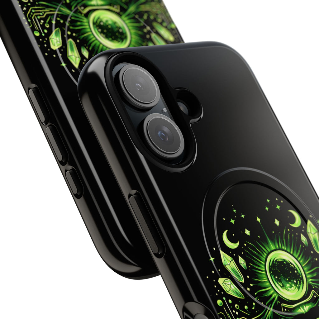 Cyberpunk Phone Case — "CYPHER SAGE" Tough Magnetic iPhone Case