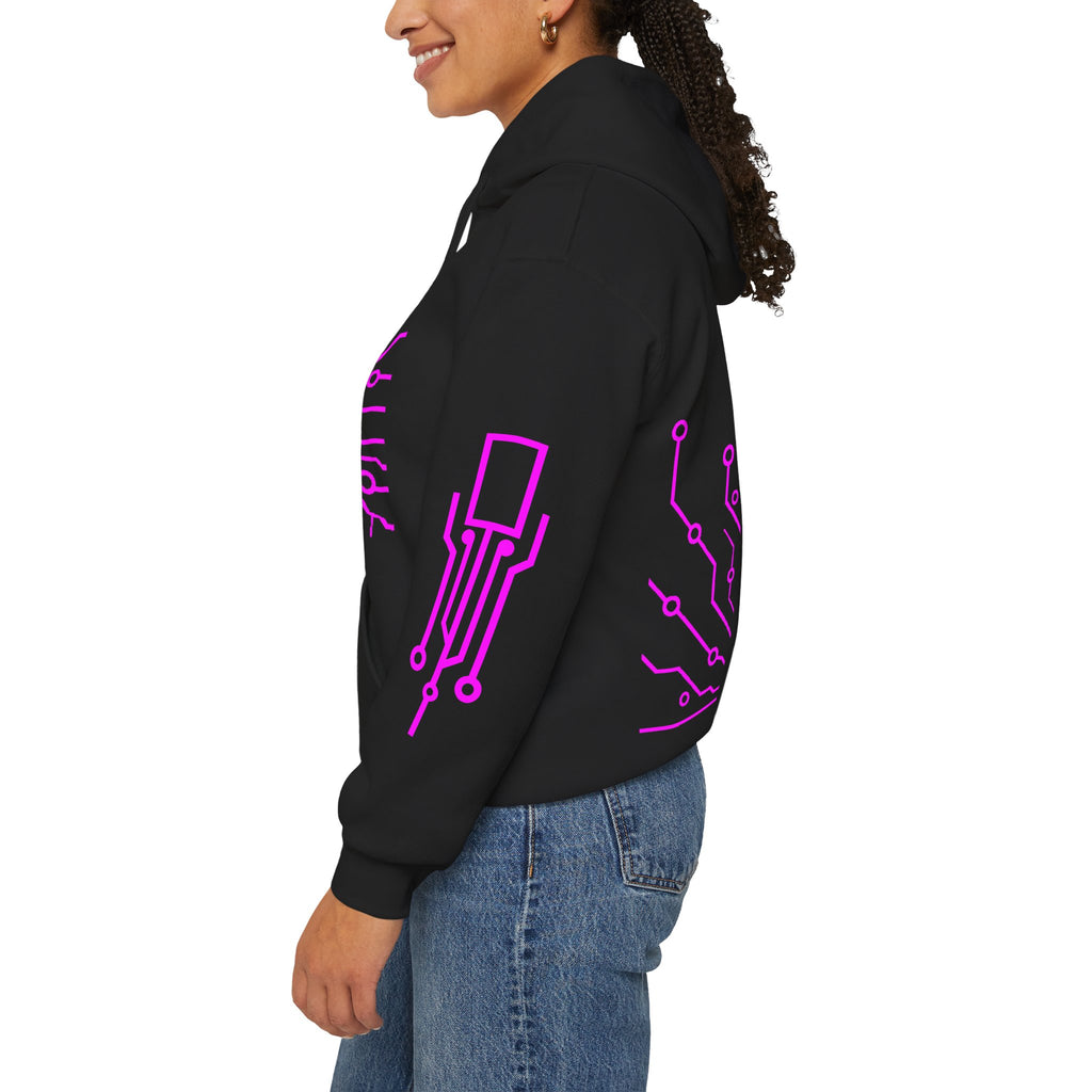 Cypher Sage - Circuitboard — Hoodie Limited Edition Jackie Paige Pink