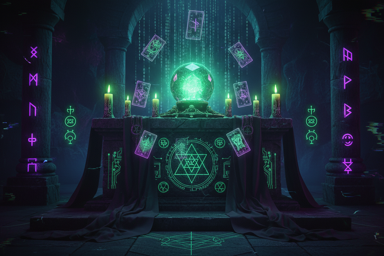 Unveil the Mystery - Cyberpunk Altar